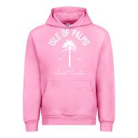 Fuchsia Pink isle of palms sc palm tree isle of palms beach gift pullover hoodie Urban Hoodie - linhVisuals