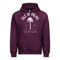 Mauve Wine isle of palms sc palm tree isle of palms beach gift pullover hoodie Urban Hoodie - linhVisuals