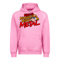 Fuchsia Pink MONDAY NIGHT METAL Urban Hoodie - linhVisuals