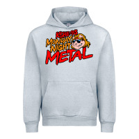 Heather Grey MONDAY NIGHT METAL Urban Hoodie - linhVisuals