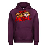 Mauve Wine MONDAY NIGHT METAL Urban Hoodie - linhVisuals