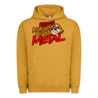 Pigment Peanut Butter MONDAY NIGHT METAL Urban Hoodie - linhVisuals