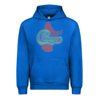 Cobalt VINTAGE CHICAGO Urban Hoodie - linhVisuals