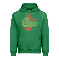 Emerald VINTAGE CHICAGO Urban Hoodie - linhVisuals