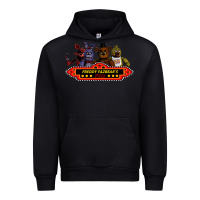 Black FREDDY FAZBEAR'S Urban Hoodie - linhVisuals