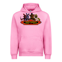 Fuchsia Pink FREDDY FAZBEAR'S Urban Hoodie - linhVisuals