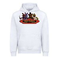 White FREDDY FAZBEAR'S Urban Hoodie - linhVisuals