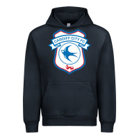 Navy cardiff-city-fc Urban Hoodie - linhVisuals