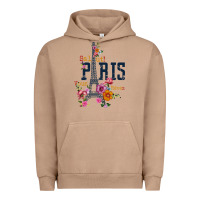 Pigment Burro PARIS Urban Hoodie - linhVisuals