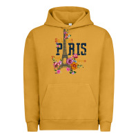 Pigment Peanut Butter PARIS Urban Hoodie - linhVisuals