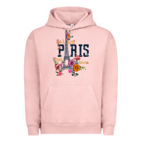 Pigment Salmon PARIS Urban Hoodie - linhVisuals