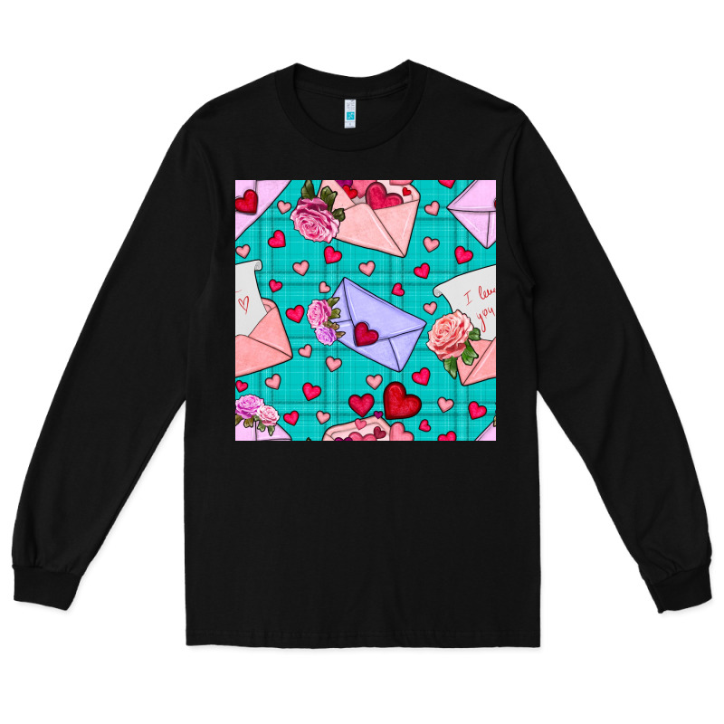 Valentines Day Love Letter And Envelope Long Sleeve Tee by BundleAndBundleShop | Teevron