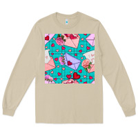 Mushroom valentines day love letter and envelope Long Sleeve Tee - BundleAndBundleShop