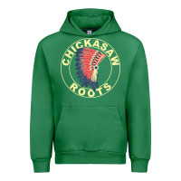 Emerald chickasaw roots headdress native american chickasaw nation Urban Hoodie - linhVisuals