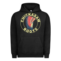 Pigment Black chickasaw roots headdress native american chickasaw nation Urban Hoodie - linhVisuals