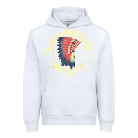 White chickasaw roots headdress native american chickasaw nation Urban Hoodie - linhVisuals
