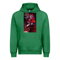 Emerald hazbin, hazbin hotel alastor, jeby,angel dust, demon Urban Hoodie - linhVisuals
