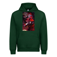 Forest Green hazbin, hazbin hotel alastor, jeby,angel dust, demon Urban Hoodie - linhVisuals