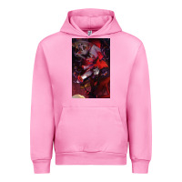 Fuchsia Pink hazbin, hazbin hotel alastor, jeby,angel dust, demon Urban Hoodie - linhVisuals