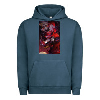 Pigment Midnight Navy hazbin, hazbin hotel alastor, jeby,angel dust, demon Urban Hoodie - linhVisuals