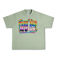 Oil Green Free dad hugs pride Urban Heavy Tee - FaDigitalArtStudio