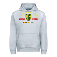 Heather Grey 18th military police brigade vietnam veteran veterans day Urban Hoodie - linhVisuals