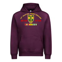 Mauve Wine 18th military police brigade vietnam veteran veterans day Urban Hoodie - linhVisuals