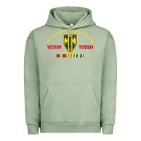 Pigment Oil Green 18th military police brigade vietnam veteran veterans day Urban Hoodie - linhVisuals