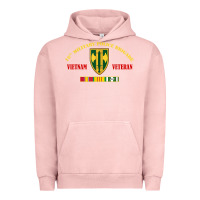 Pigment Salmon 18th military police brigade vietnam veteran veterans day Urban Hoodie - linhVisuals
