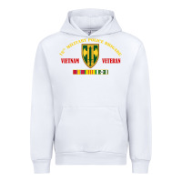 White 18th military police brigade vietnam veteran veterans day Urban Hoodie - linhVisuals