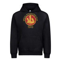 Black japanese police swat sit tokyo special investigation Urban Hoodie - linhVisuals