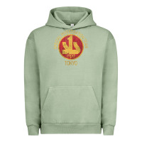 Pigment Oil Green japanese police swat sit tokyo special investigation Urban Hoodie - linhVisuals