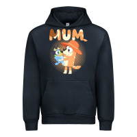Navy Bluey Mum Urban Hoodie - linhVisuals