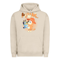Pigment French Oak Bluey Mum Urban Hoodie - linhVisuals