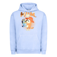 Pigment Grape Ice Bluey Mum Urban Hoodie - linhVisuals
