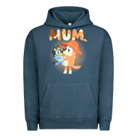 Pigment Midnight Navy Bluey Mum Urban Hoodie - linhVisuals