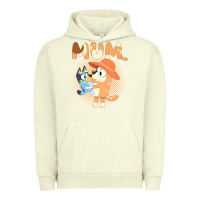 Pigment Pistachio Bluey Mum Urban Hoodie - linhVisuals