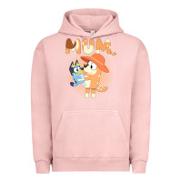 Pigment Salmon Bluey Mum Urban Hoodie - linhVisuals