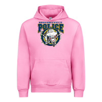 Fuchsia Pink motorcycle police law enforcement Urban Hoodie - linhVisuals