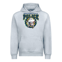 Heather Grey motorcycle police law enforcement Urban Hoodie - linhVisuals