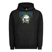 Pigment Black motorcycle police law enforcement Urban Hoodie - linhVisuals