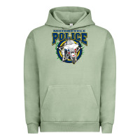 Pigment Oil Green motorcycle police law enforcement Urban Hoodie - linhVisuals