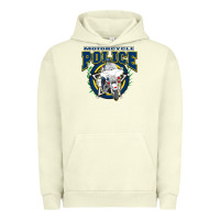 Pigment Pistachio motorcycle police law enforcement Urban Hoodie - linhVisuals