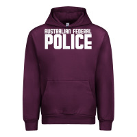 Mauve Wine australian federal police Urban Hoodie - linhVisuals