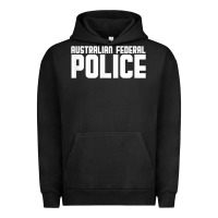 Pigment Black australian federal police Urban Hoodie - linhVisuals