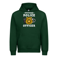 Forest Green kids future police officer policeman Urban Hoodie - linhVisuals