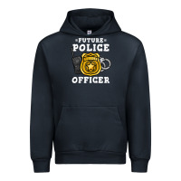 Navy kids future police officer policeman Urban Hoodie - linhVisuals