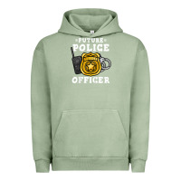 Pigment Oil Green kids future police officer policeman Urban Hoodie - linhVisuals