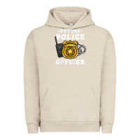 Pigment French Oak kids future police officer policeman Urban Hoodie - linhVisuals