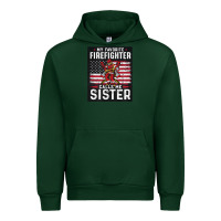 Forest Green my favorite firefighter calls me sister. Urban Hoodie - linhVisuals